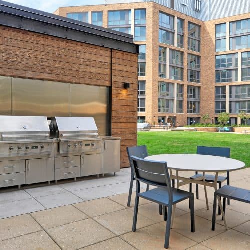 Grill out and chill out with neighbors and friends