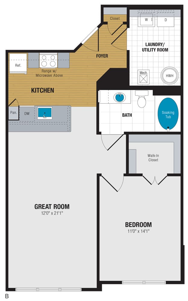 View The Enclave at Box Hill Apartment Floor Plans