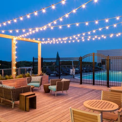 Lakehouse : ROOFTOP LOUNGE DUSK