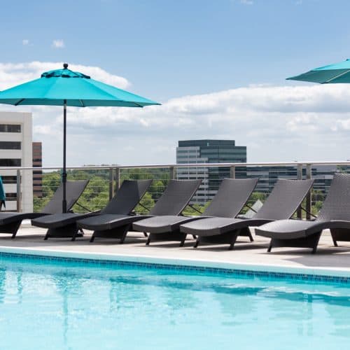 ROOFTOP POOL CHAIRS