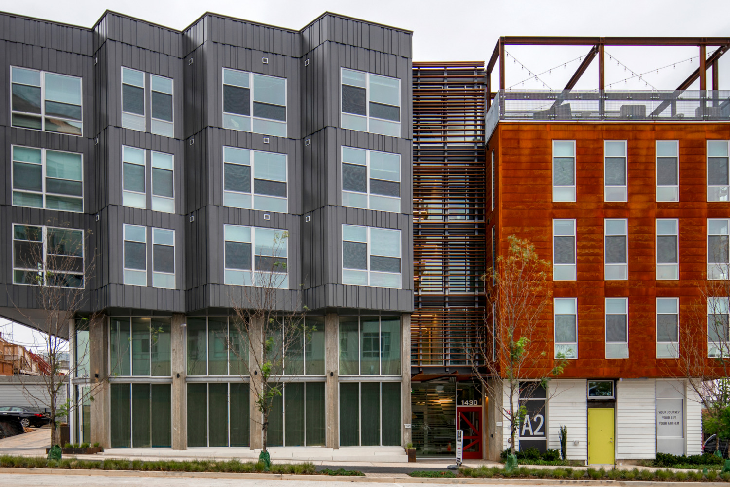A2 by Anthem House luxury apartment facade in Baltimore, MD.