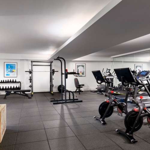 Work up a sweat in our fitness center.