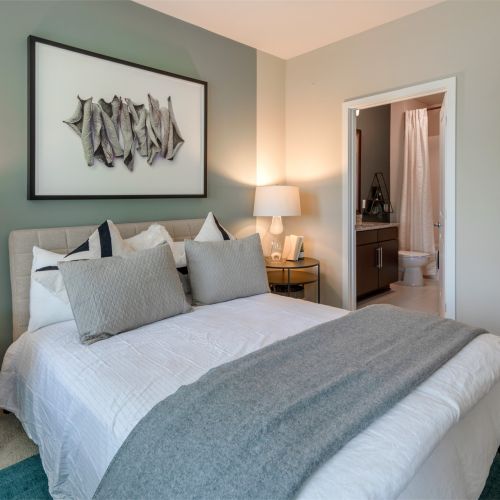 Elegant, spacious master bedrooms