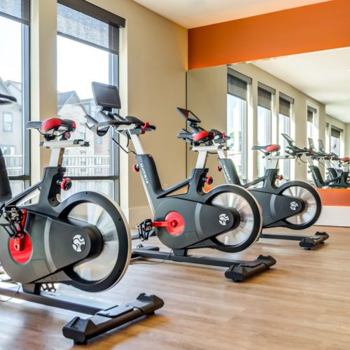 Fitness Center Spin Bikes