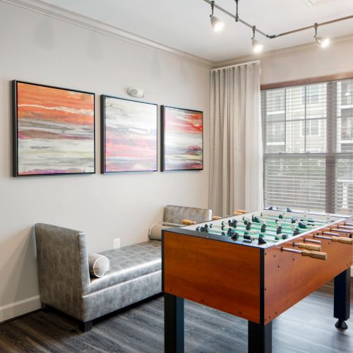 Foosball and shuffleboard