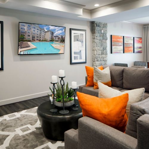 Intimate sitting area