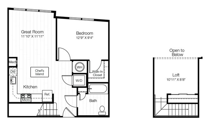 View The Allure Mineola Apartment Floor Plans Studios 1 2 3