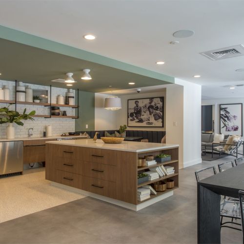 Kitchen & Entertainment Area