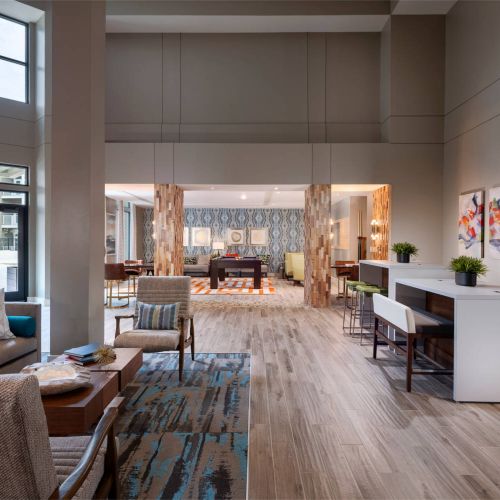 Relax in our cozy resident lounge.