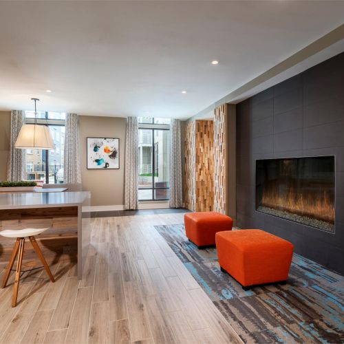 Curl up with a good book next to one of our gas fireplaces. 