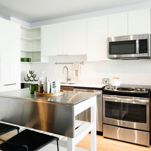 Dalian on the Park : Kitchen