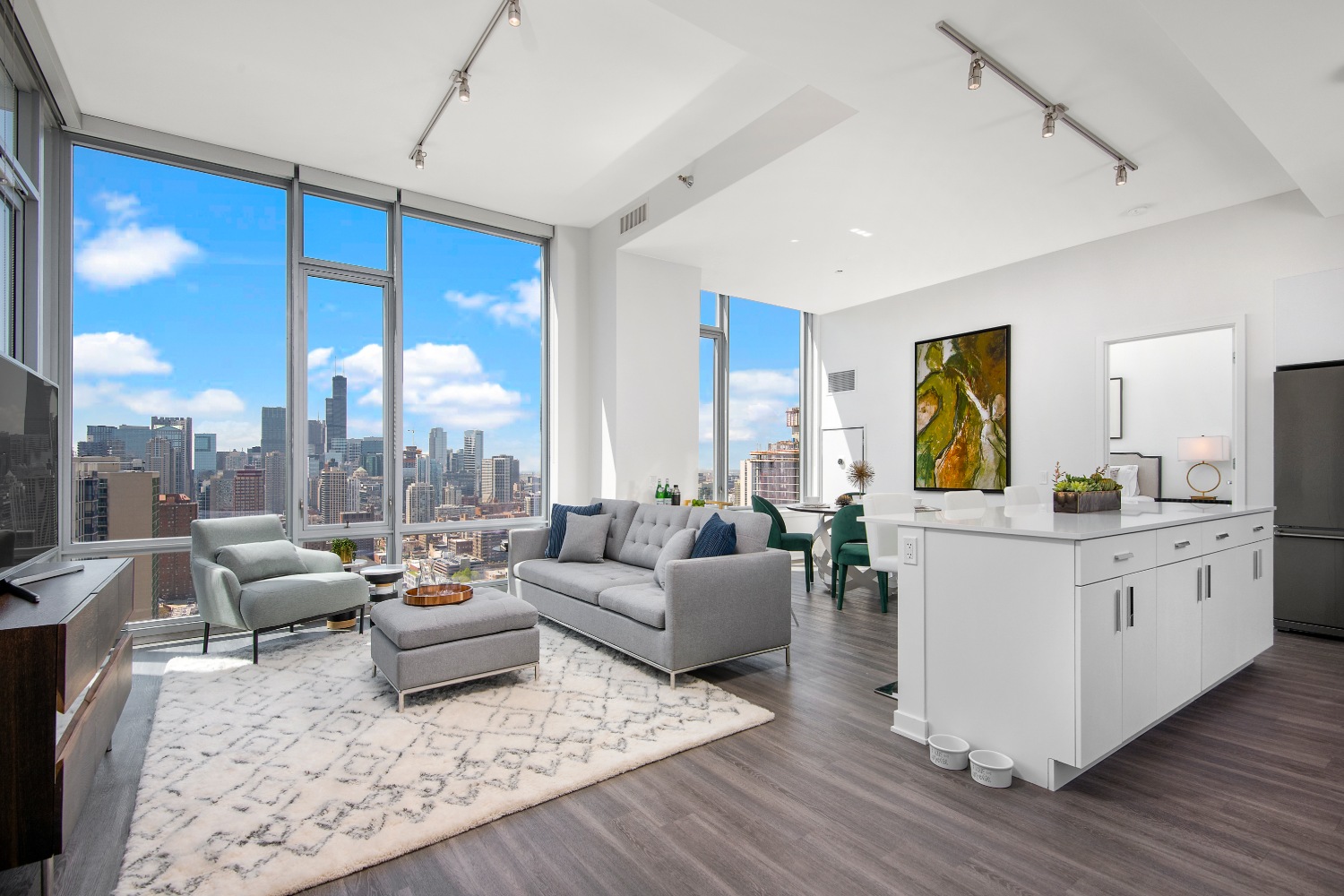 The Sinclair : Penthouse Living Room