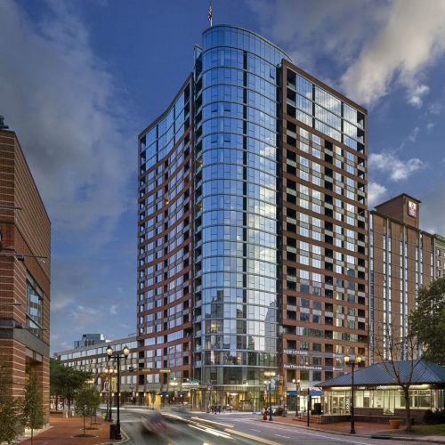 Exterior Dusk Building