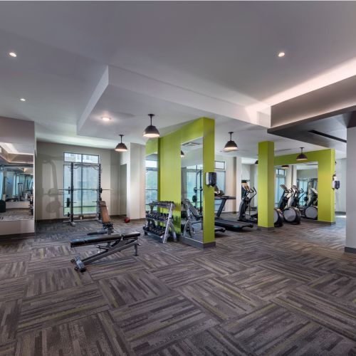 A state-of-the-art fitness facility.