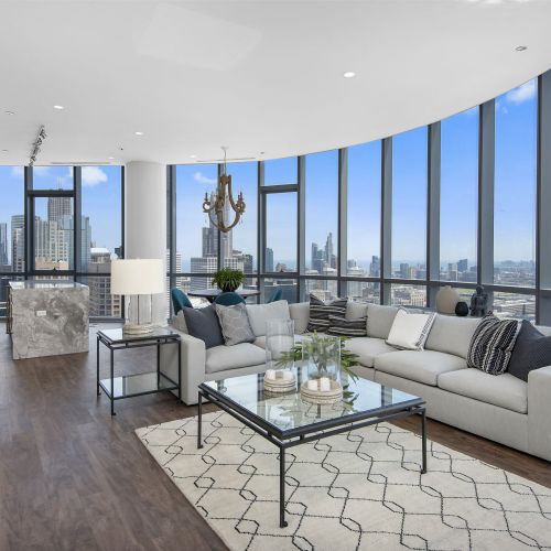 Model Penthouse Living Room
