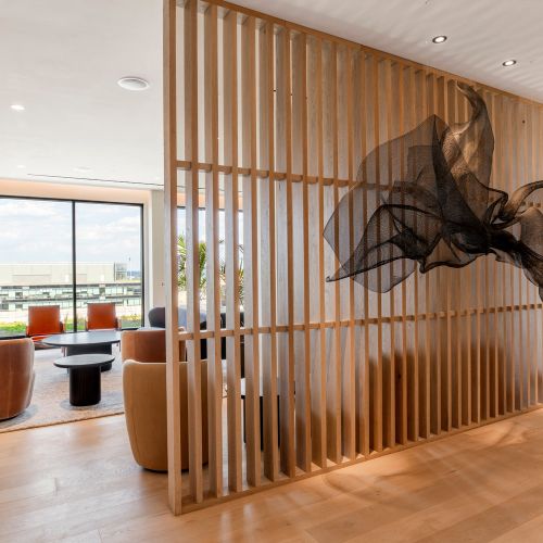 Rooftop Elevator Art