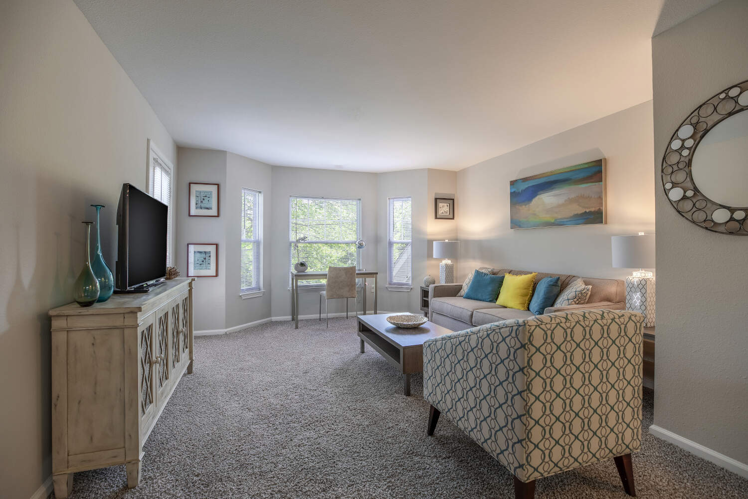 The Point at Still River : Living Room