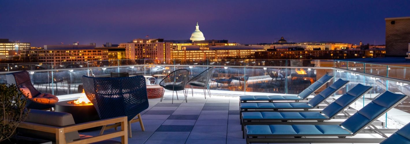 The Banks : Stunning views of the U.S. Capitol.