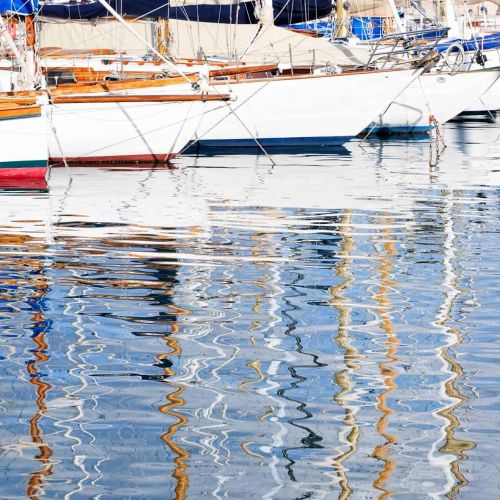 Not just a beautiful backdrop, the water beckons you to set sail for the day.