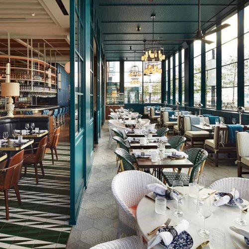 Whether a quick bite or a special occassion, dining options along Wharf Street always come with a free water view.