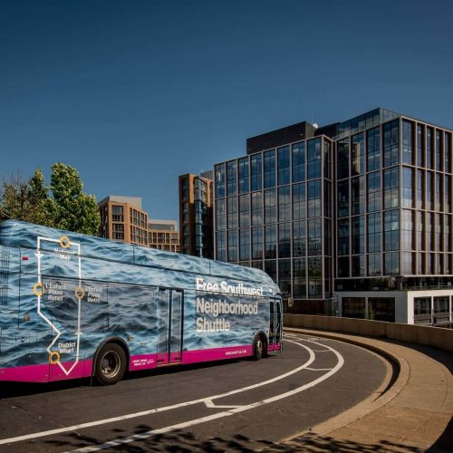 Easy access to downtown D.C., our free SW shuttle takes you where you need to be.