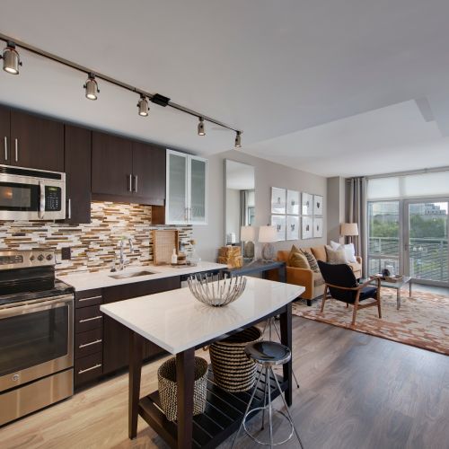 Elevation at Washington Gateway : Living Area