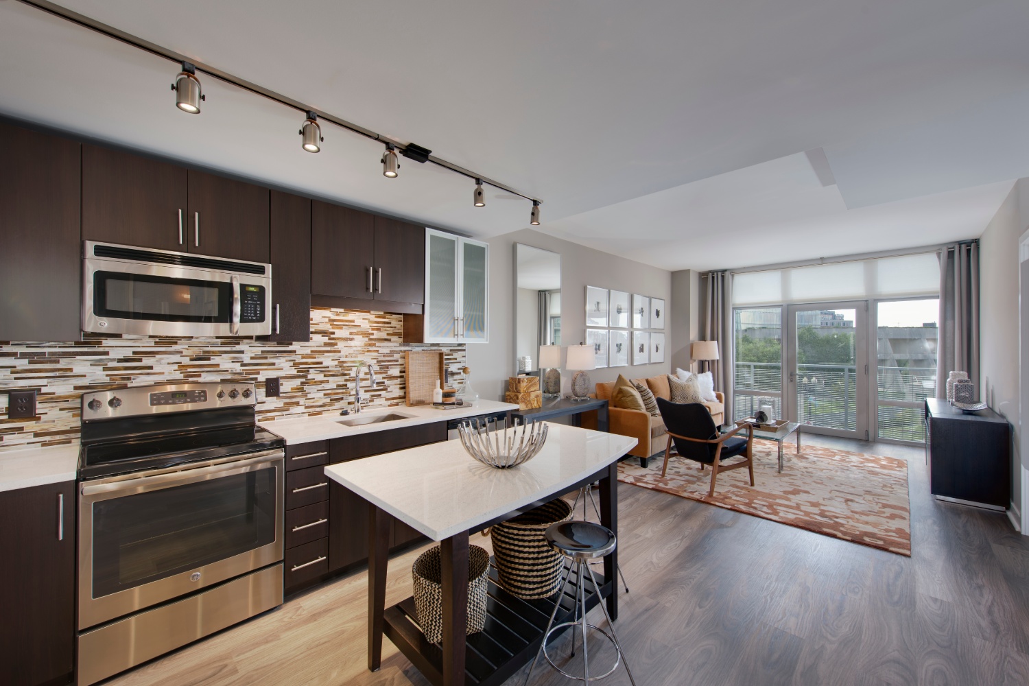 Elevation at Washington Gateway : Living Area