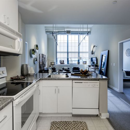 Kitchen & Living Room