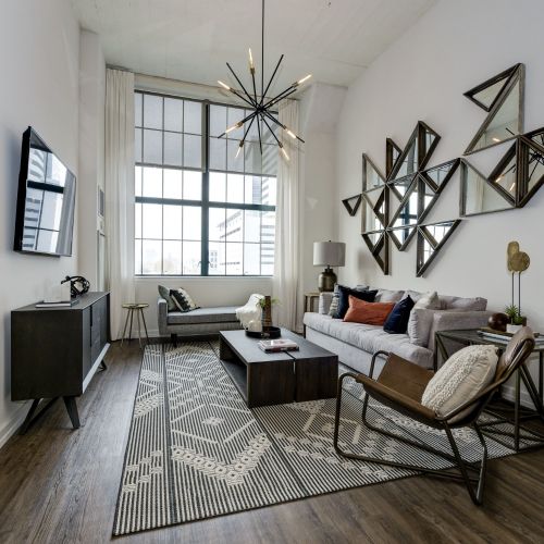 Model Living Room Entrance