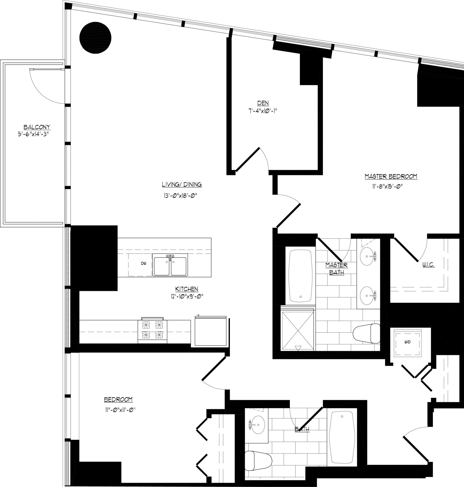 View Parc Huron Apartment Floor Plans Studios, 1, 2, 3