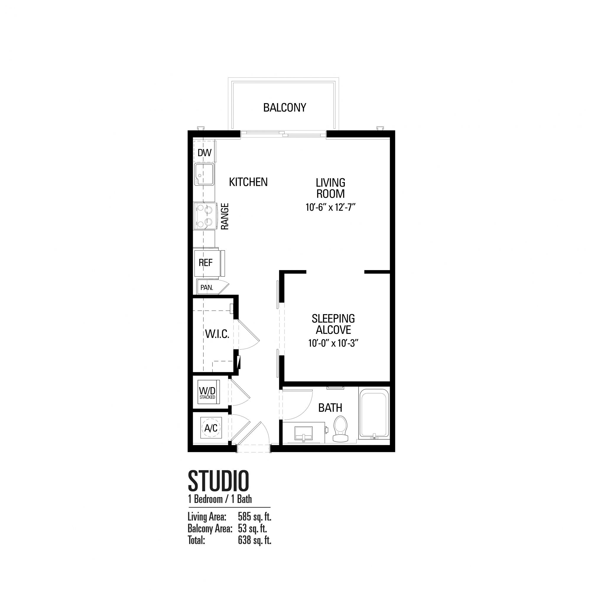 View Indigo Station Apartment Floor Plans Studios, 1, 2