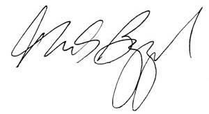 Tom Bozzuto's signature.