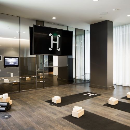Rediscover your peaceful and balanced center at our yoga studio and help ease tension of your day.