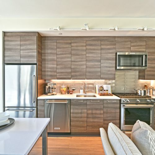  Kitchens featuring an array of KitchenAid appliances.