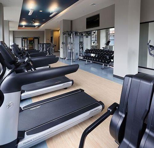 Fitness Center Treadmills
