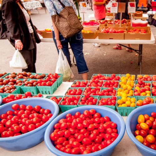 Fresh produce at the Farmer's Market