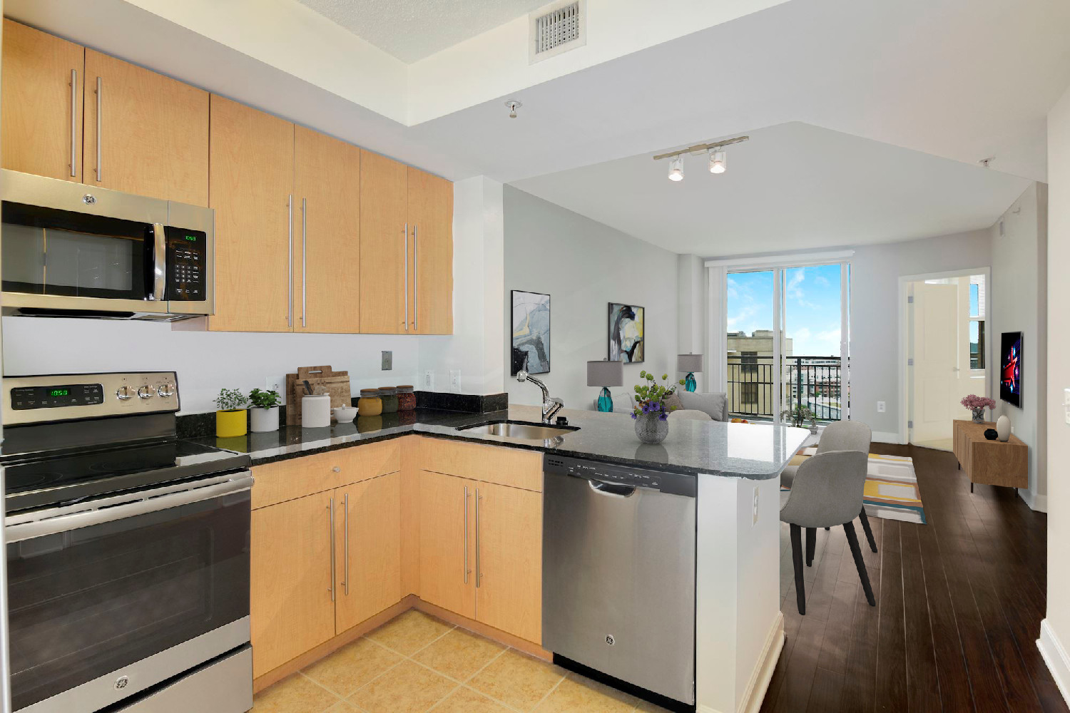 Spinnaker Bay at Harbor East : Welcome to your Sanctuary -- open, bright and with harbor views