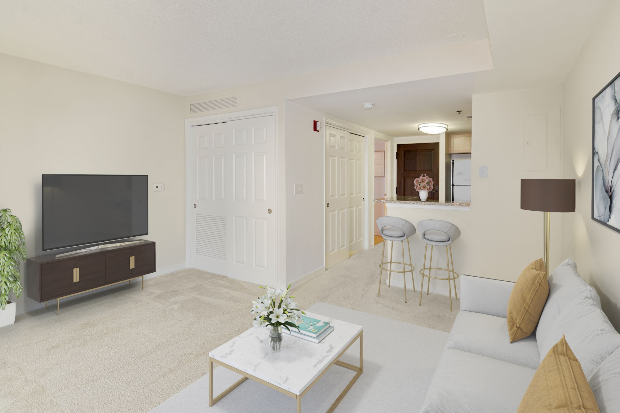 The Promenade at Harbor East : Make a space uniquely your own in our flexible Studio