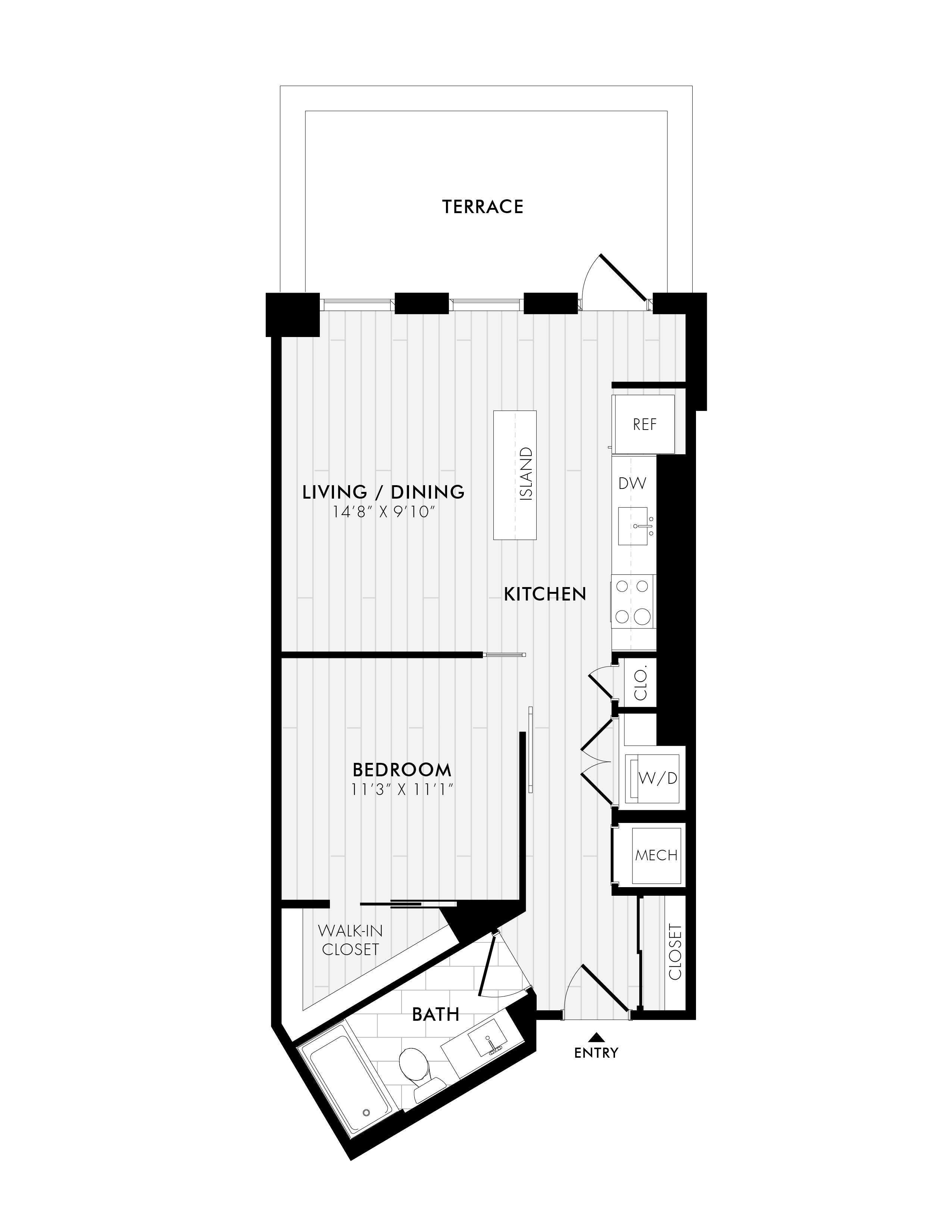 View The Elm Apartment Floor Plans Studios, 1, 2, 3