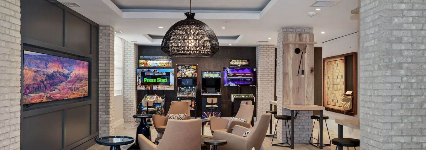 Enclave at Potomac Club Apartments : Whatever you are in the mood for, our game room has you prepared for a fun evening.