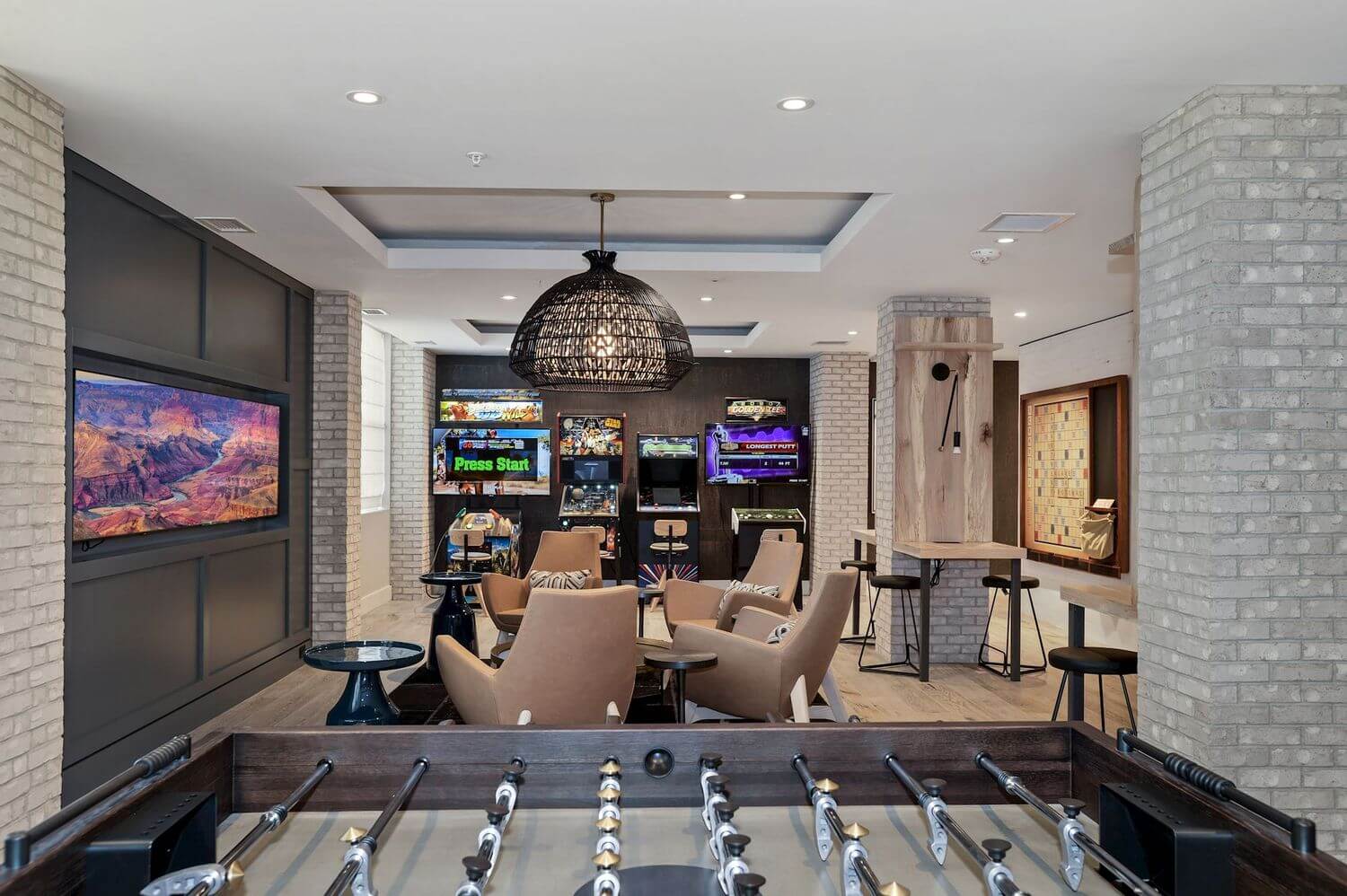 Enclave at Potomac Club Apartments : Whatever you are in the mood for, our game room has you prepared for a fun evening.
