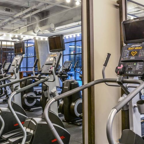 Fitness Center Treadmills