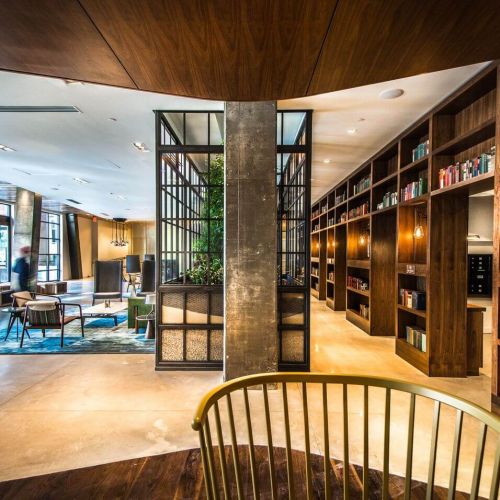 Lobby Lounge and Library