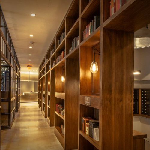 Library Corridor Lighting