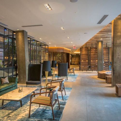 Lobby lounge flooring