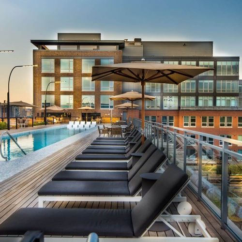 Rooftop Pool Chaise Lounge