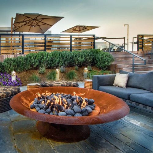 Rooftop Fireplace Lounge