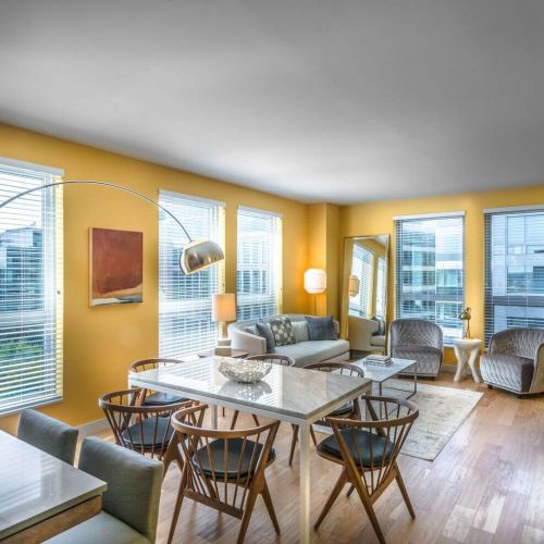 Well lit living spaces