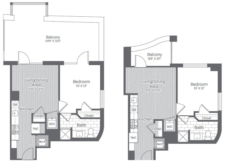 View The Beacon Clarendon Apartment Floor Plans Studios