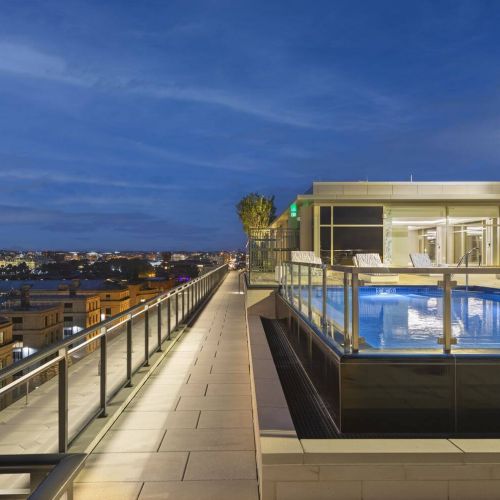 Indulge in sweeping monument views while relaxing poolside.